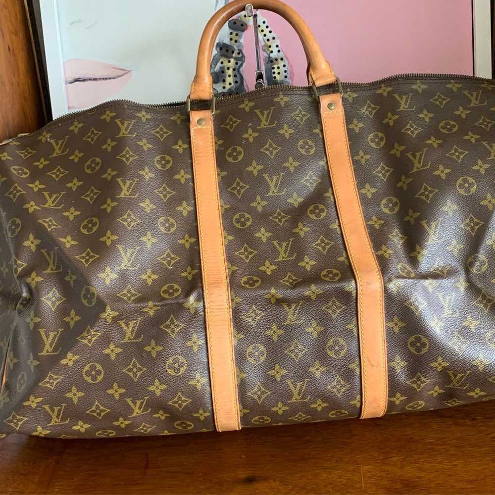 Auth Louis Vuitton Keepall 60 Travel Bag - image 3