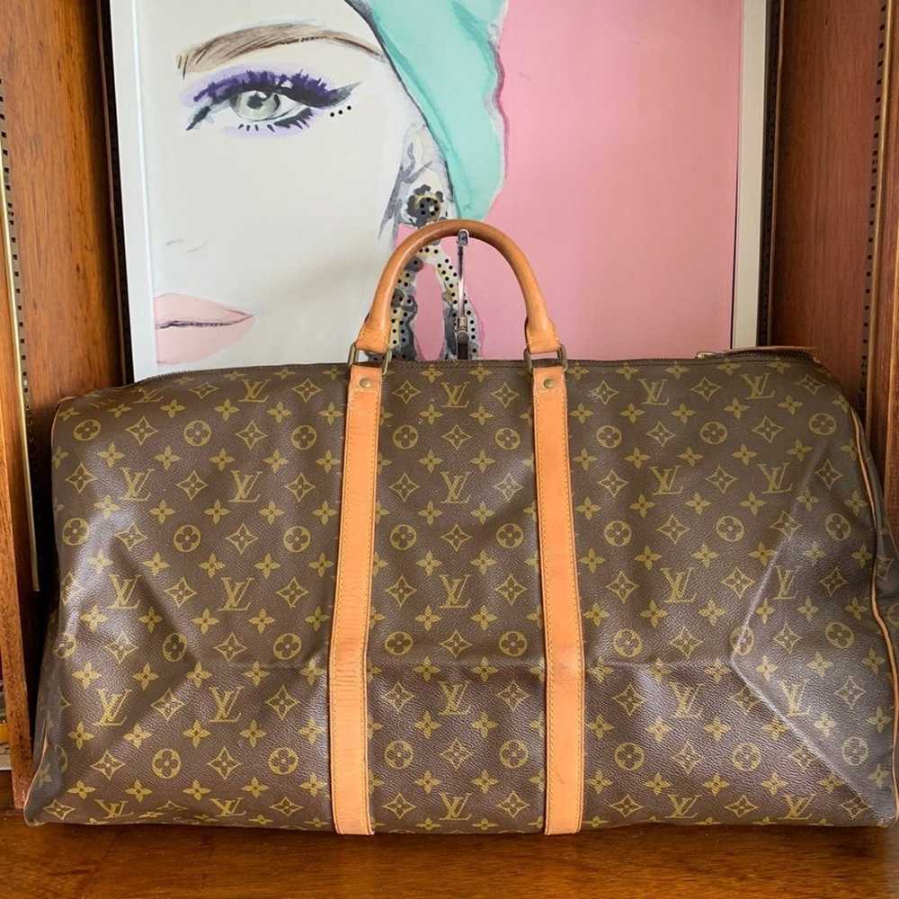 Auth Louis Vuitton Keepall 60 Travel Bag - image 4