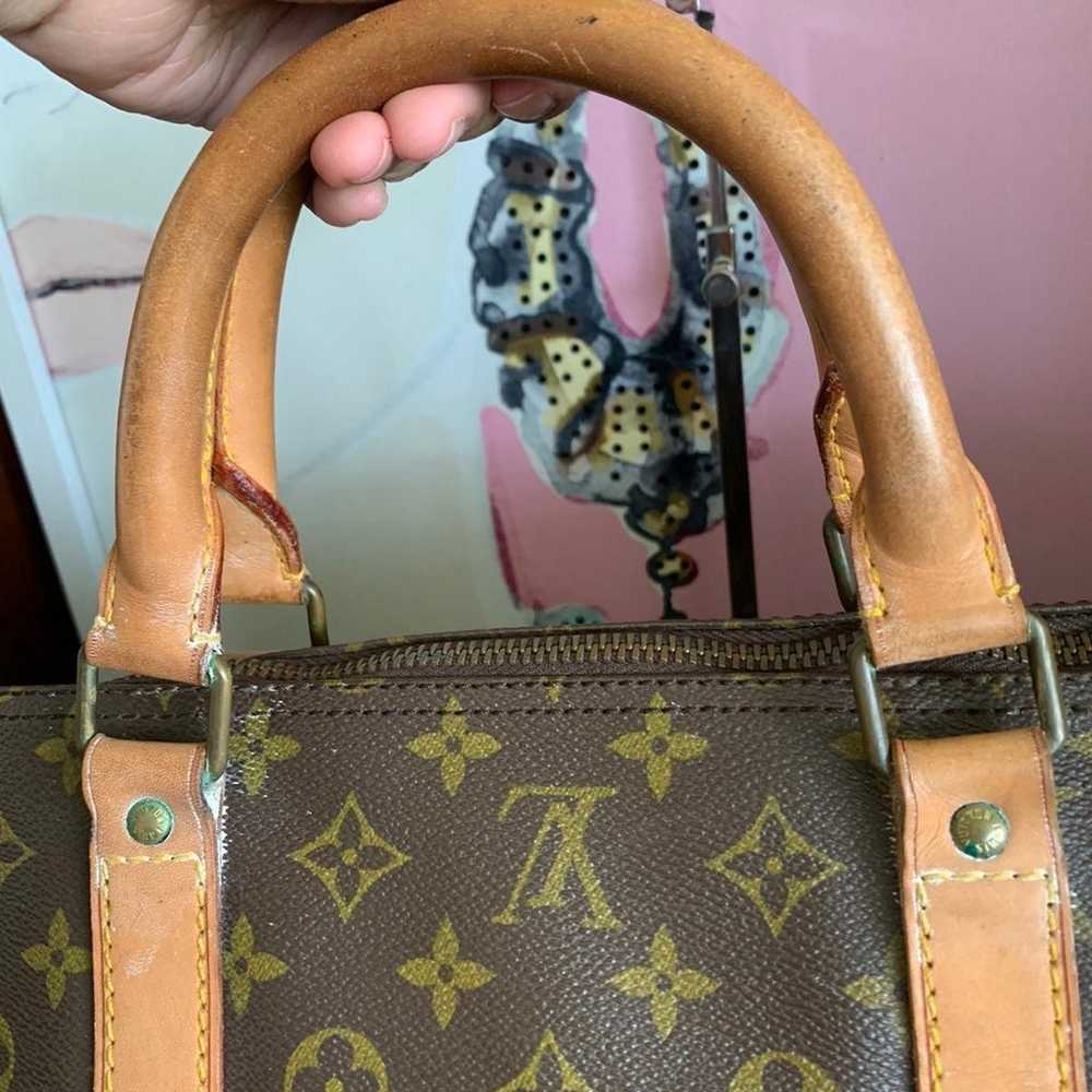 Auth Louis Vuitton Keepall 60 Travel Bag - image 9