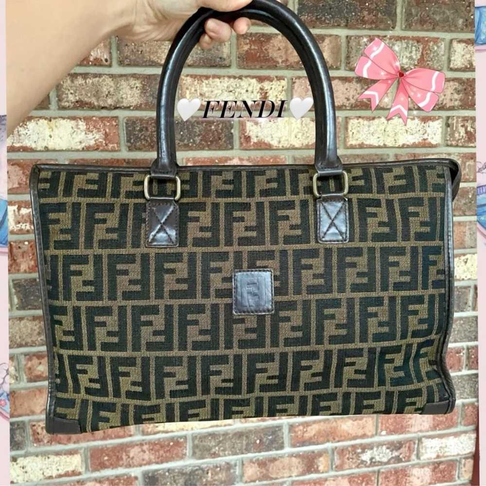 ❤️Auth❤️ RARE FENDI ZUCCA Zucchino FF Monogram Cr… - image 1