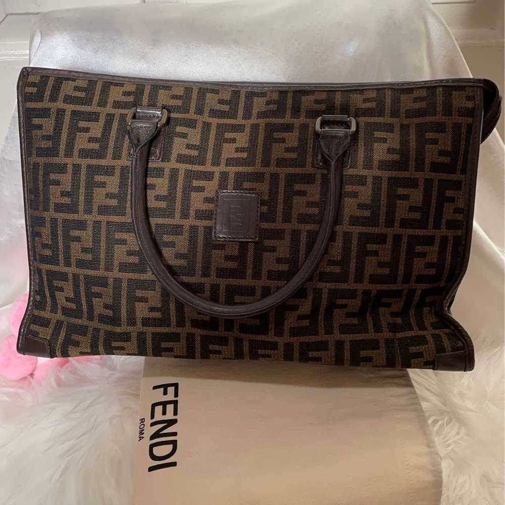 ❤️Auth❤️ RARE FENDI ZUCCA Zucchino FF Monogram Cr… - image 2