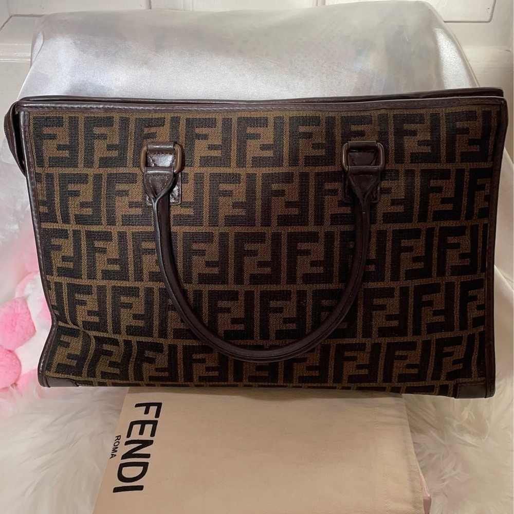 ❤️Auth❤️ RARE FENDI ZUCCA Zucchino FF Monogram Cr… - image 3