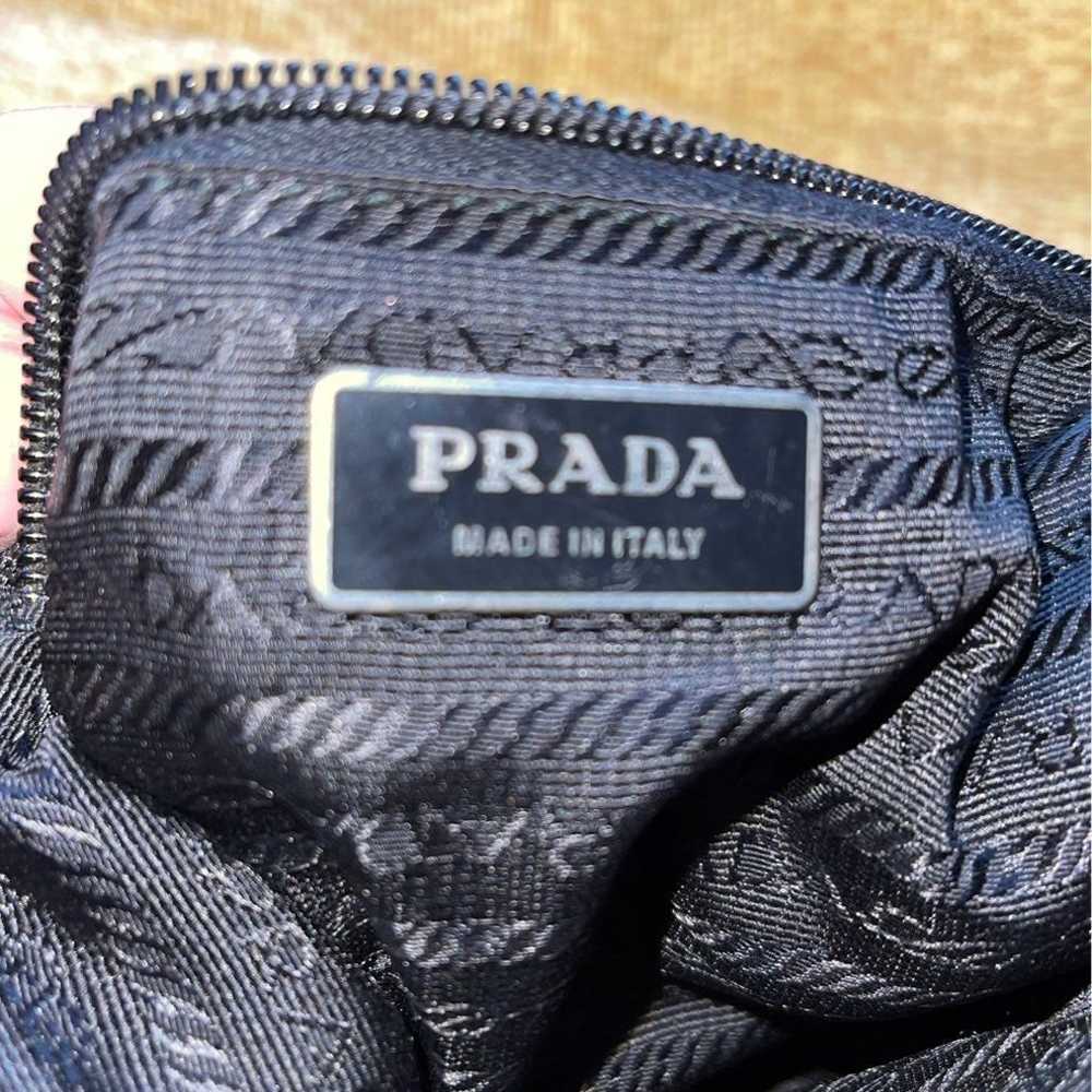 Prada black nylon shoulder bag- Vintage - image 6