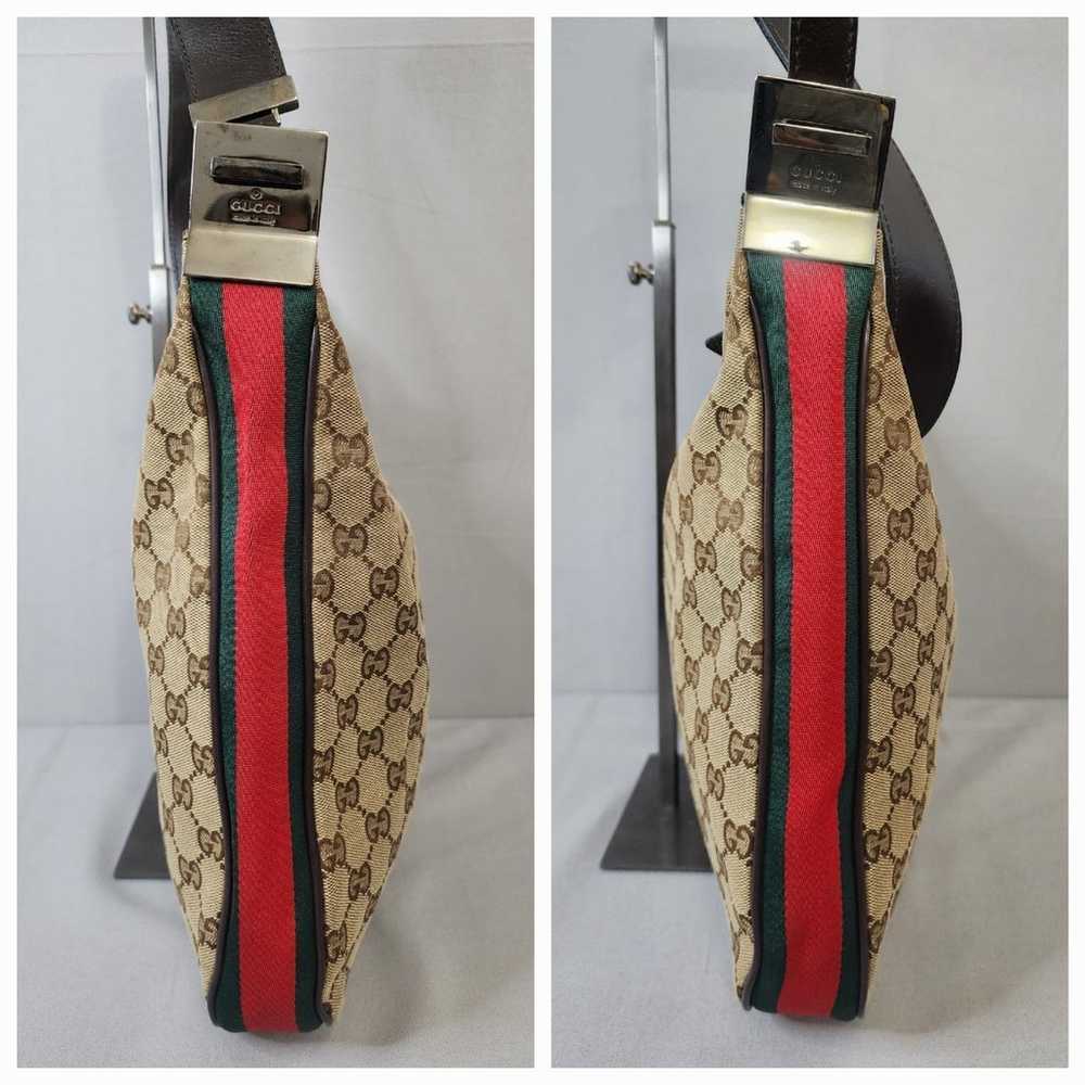 GUCCI GG Canvas Web Vintage Attache Shoulder Bag - image 9