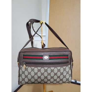 Gucci Vintage GG Plus Web Crossbody Bag - image 1