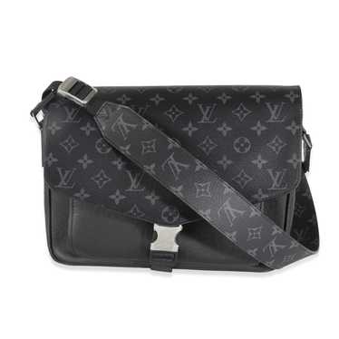 LOUIS VUITTON Black Taigarama Monogram Eclipse Ou… - image 1