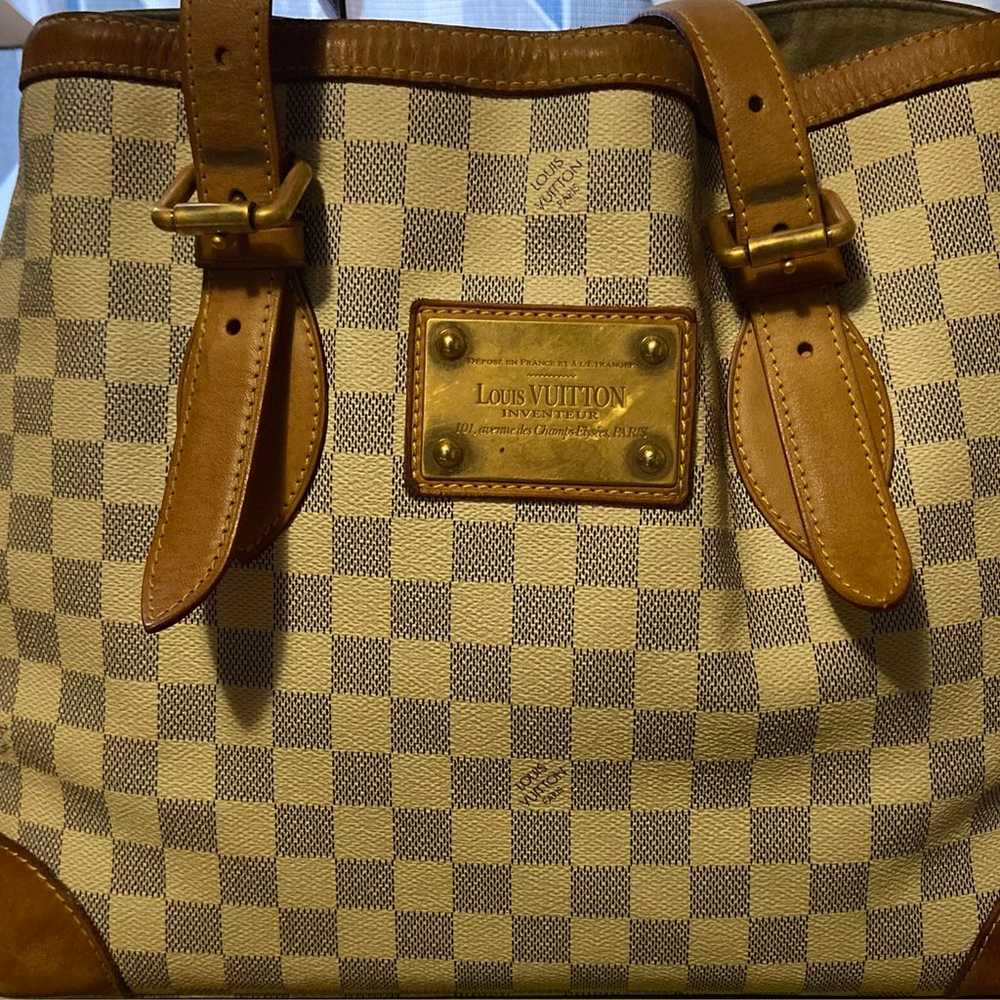 Authentic Louis Vuitton Hampstead MM Damier Azul - image 2