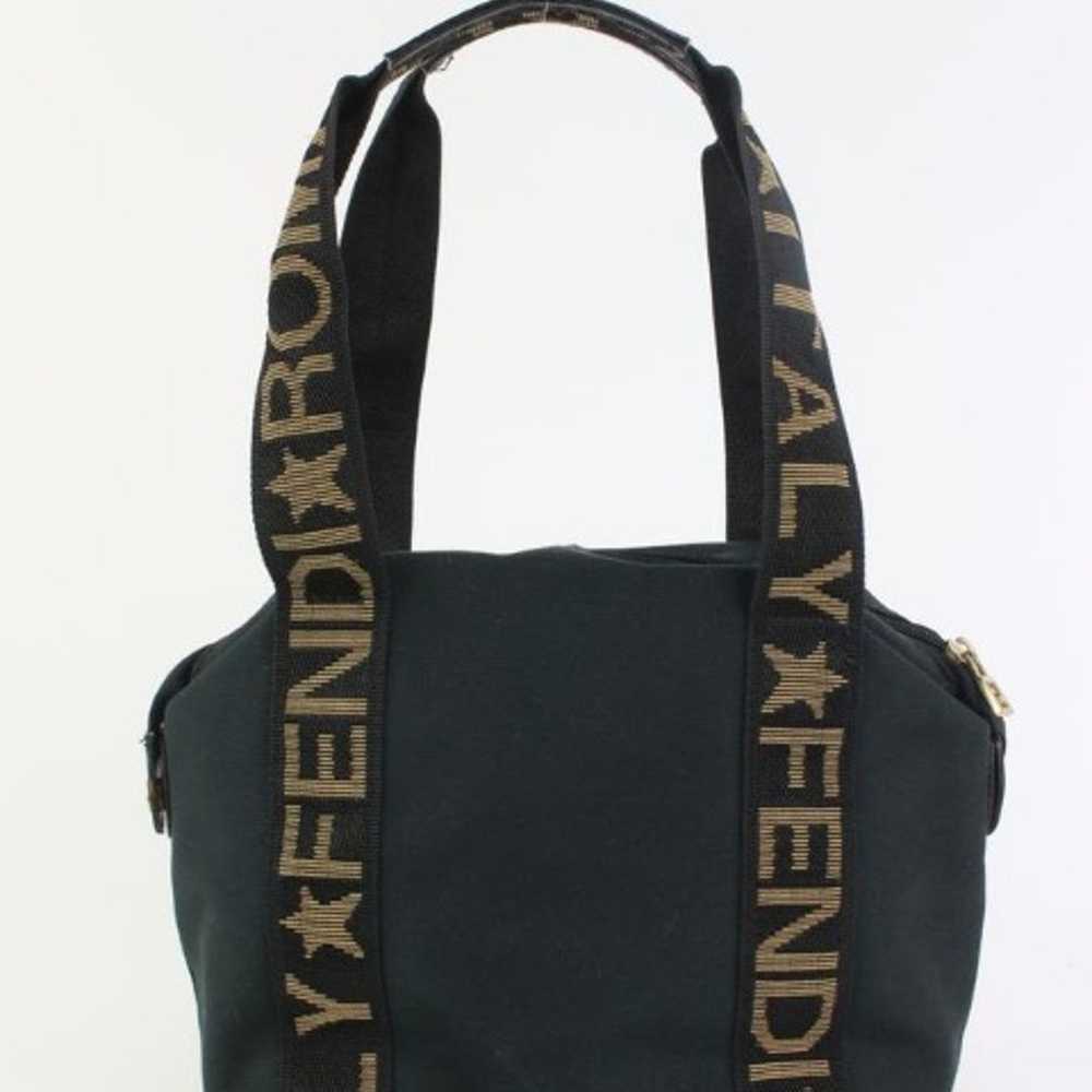 Fendi Black Roma 1925 Star Tote with Pouch Should… - image 6