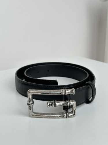 Gucci × Vintage Vintage Gucci Metal Bamboo Silver… - image 1