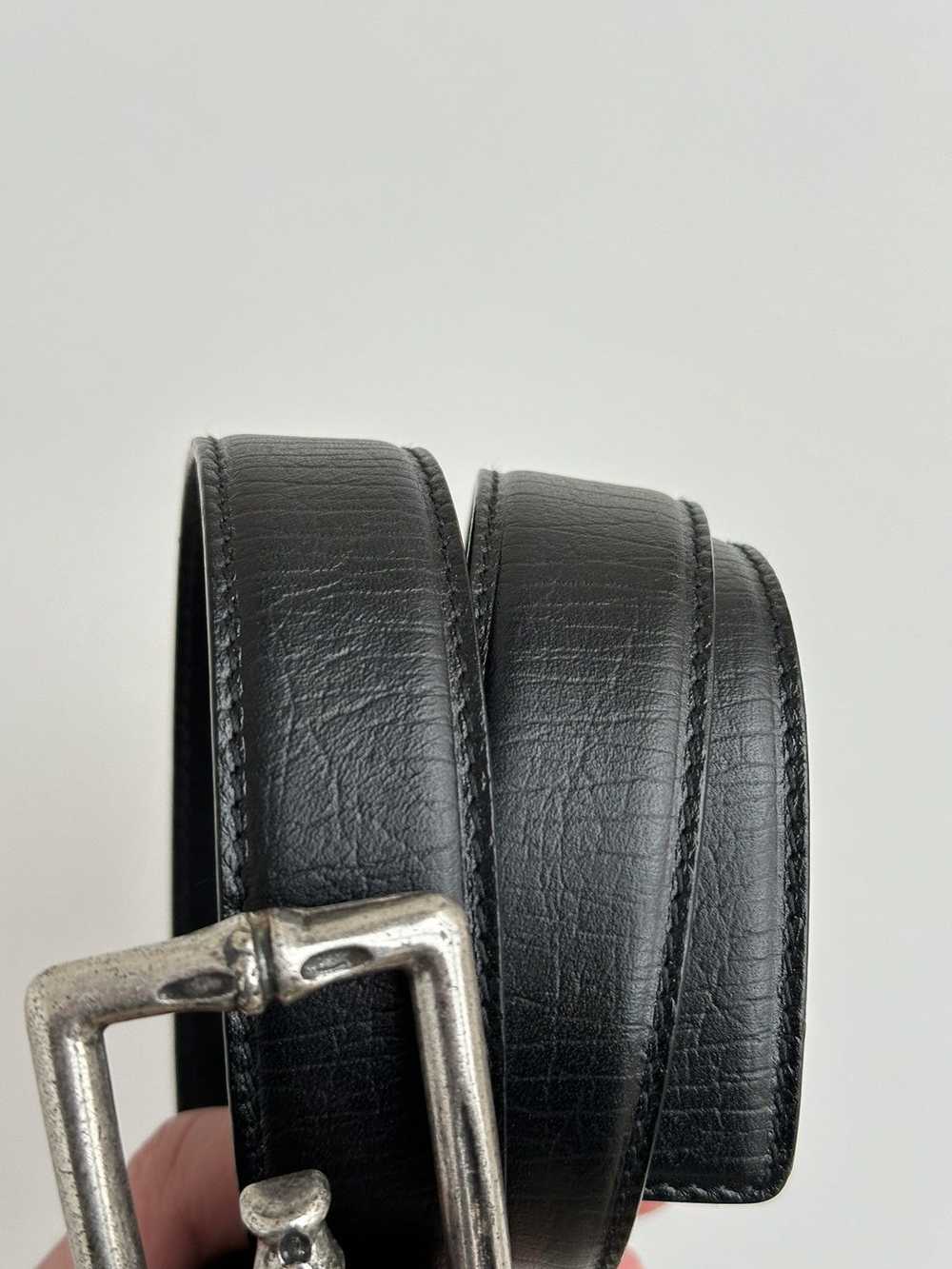 Gucci × Vintage Vintage Gucci Metal Bamboo Silver… - image 9