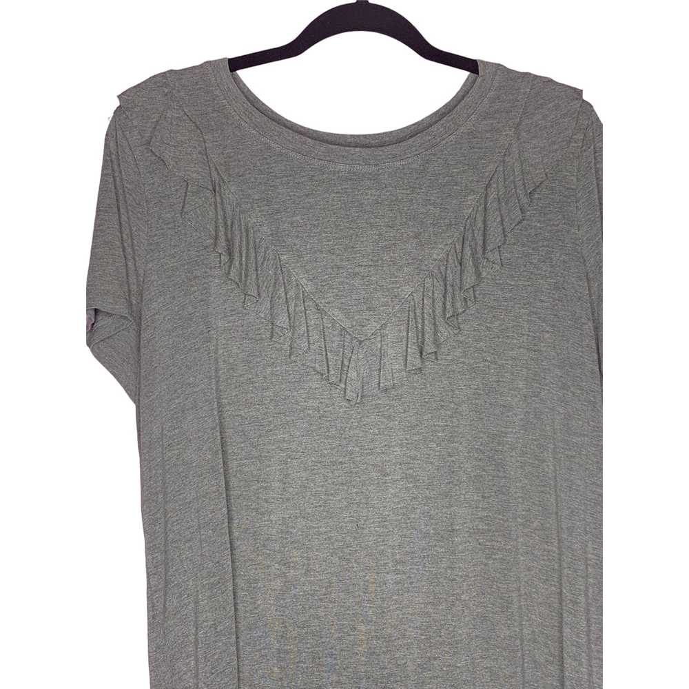 Torrid Womens Super Soft Knits Gray Short Sleeve … - image 2