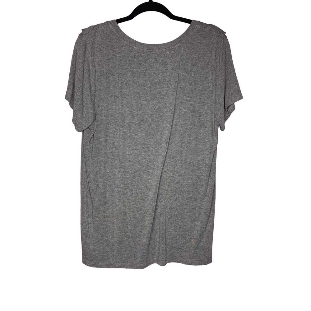 Torrid Womens Super Soft Knits Gray Short Sleeve … - image 3