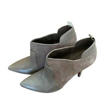 Vintage Enzo Angiolini Leather And Suede  Booties