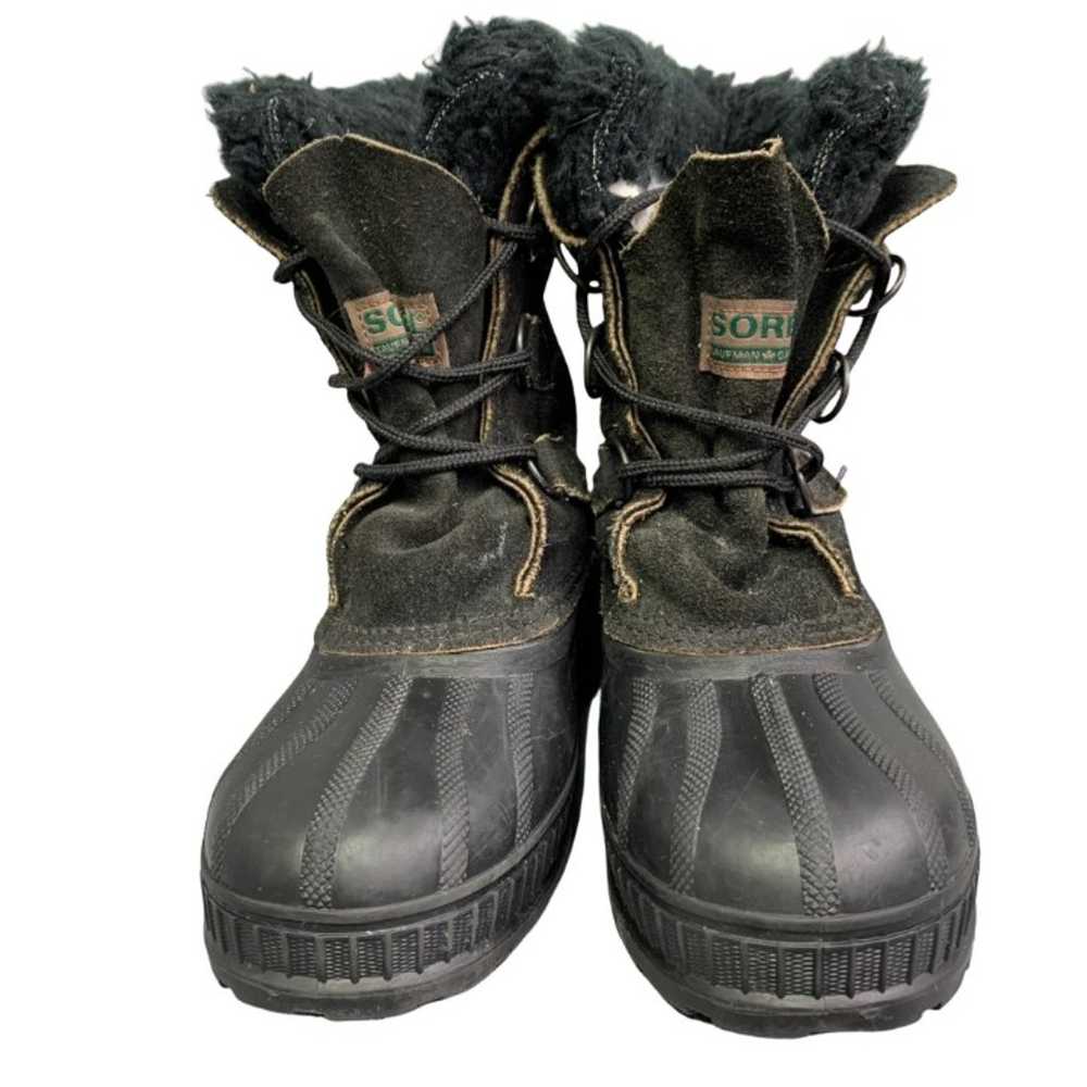 Vintage Sorel Kaufman Winter Suede Boots size 5 W… - image 2