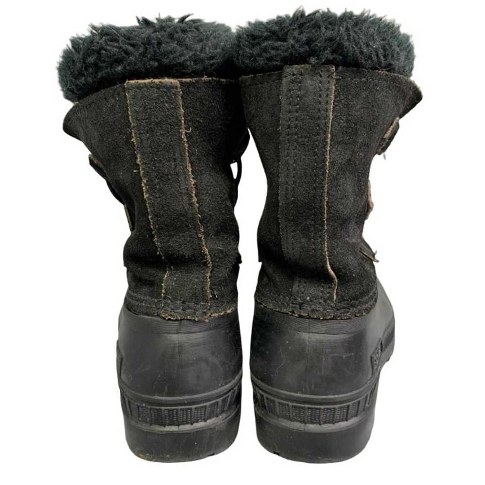 Vintage Sorel Kaufman Winter Suede Boots size 5 W… - image 4