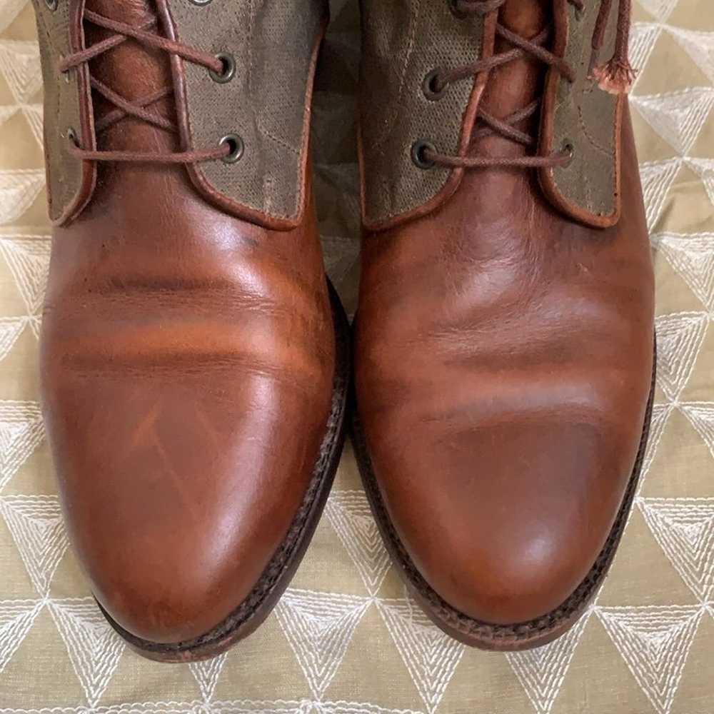 Vintage Cole Haan Country Oxford Brown and Green … - image 8