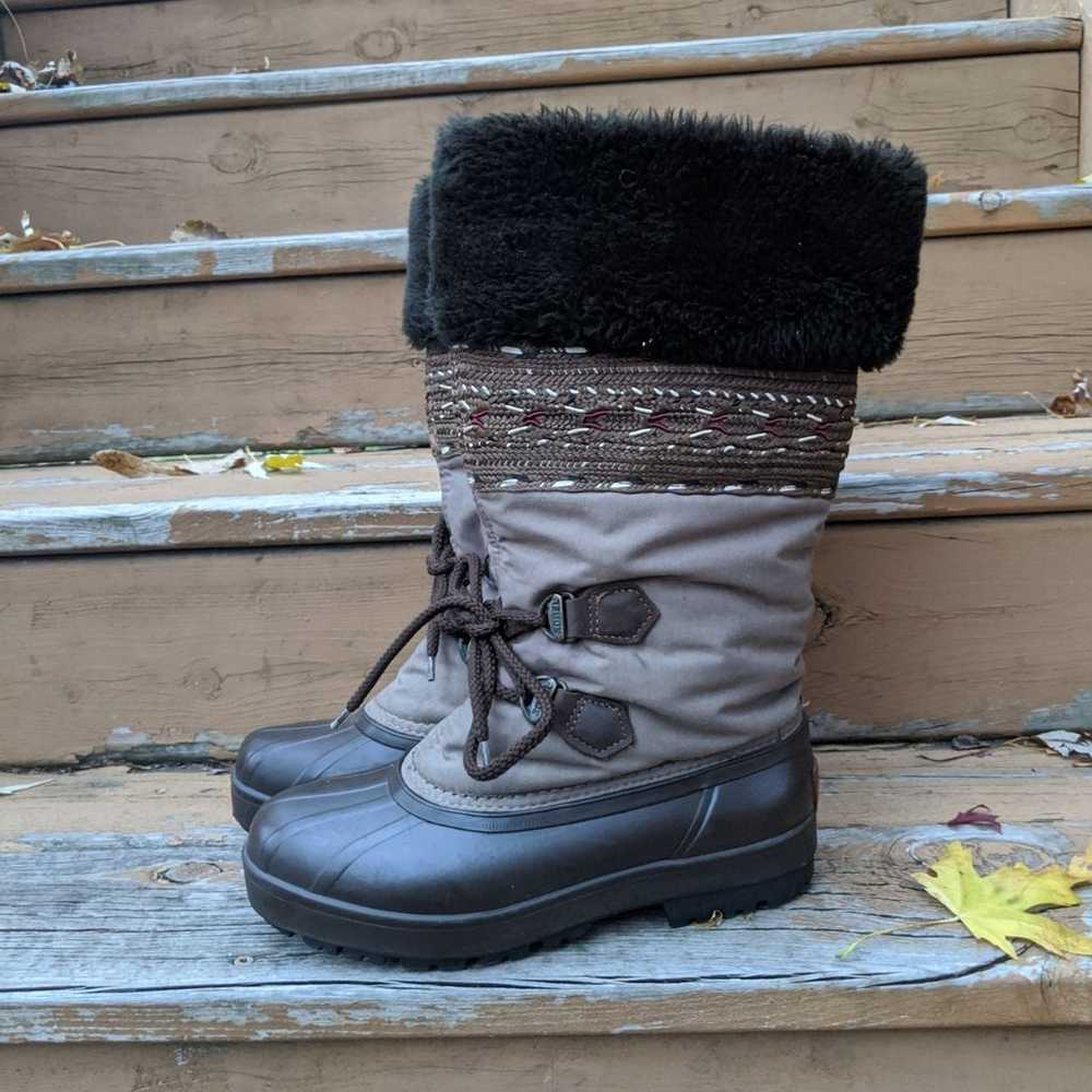 SOREL winter duck boots sz 6 - image 3