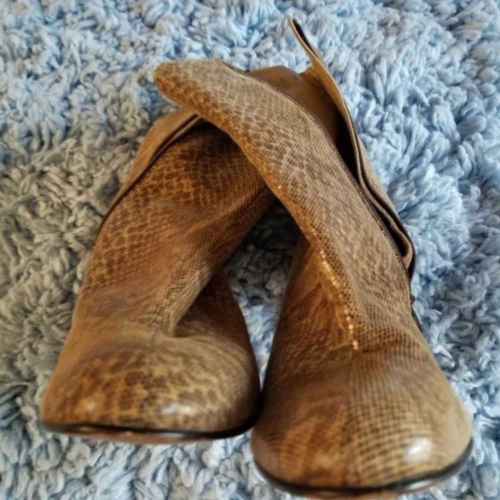 VINTAGE Martinez Valero leather bootie - image 4