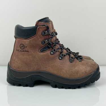 Scarpa Women’s 66001 Brown Leather Hiking Mountai… - image 1