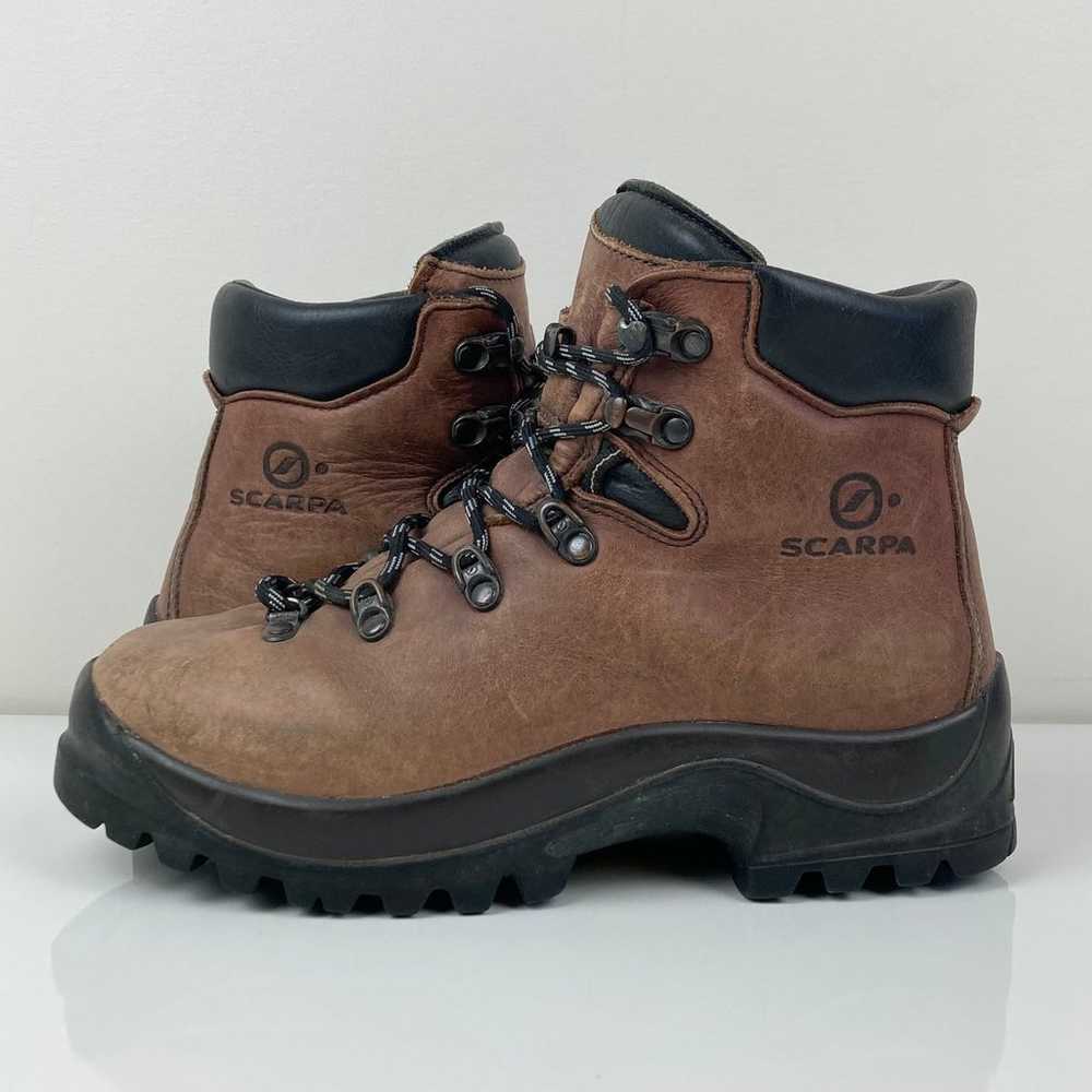 Scarpa Women’s 66001 Brown Leather Hiking Mountai… - image 2