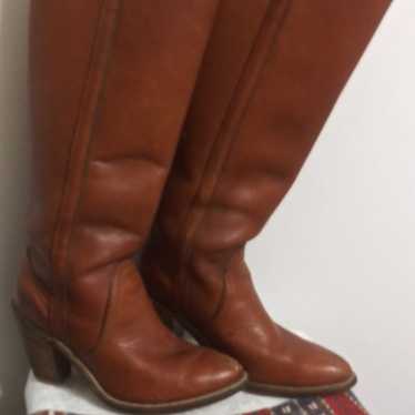 AUTHENTIC VINTAGE FRYE knee high BOOTS from 70's.… - image 1