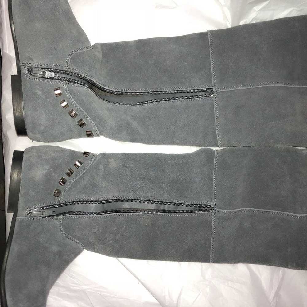 MIA highness gray suede studded boot - image 7