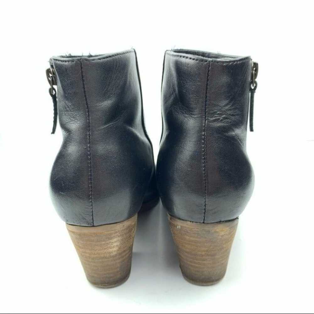 Crown Vintage ankle booties sz 6.5 black - image 3