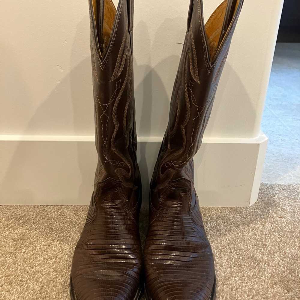 Vintage Nocona Cowboy Cowgirl Boots size 6 - image 2