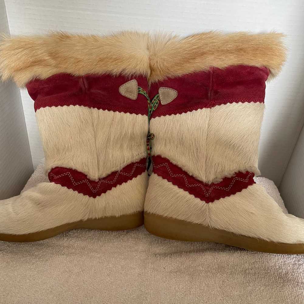 Tecnica vintage after ski boots goat fur - image 2