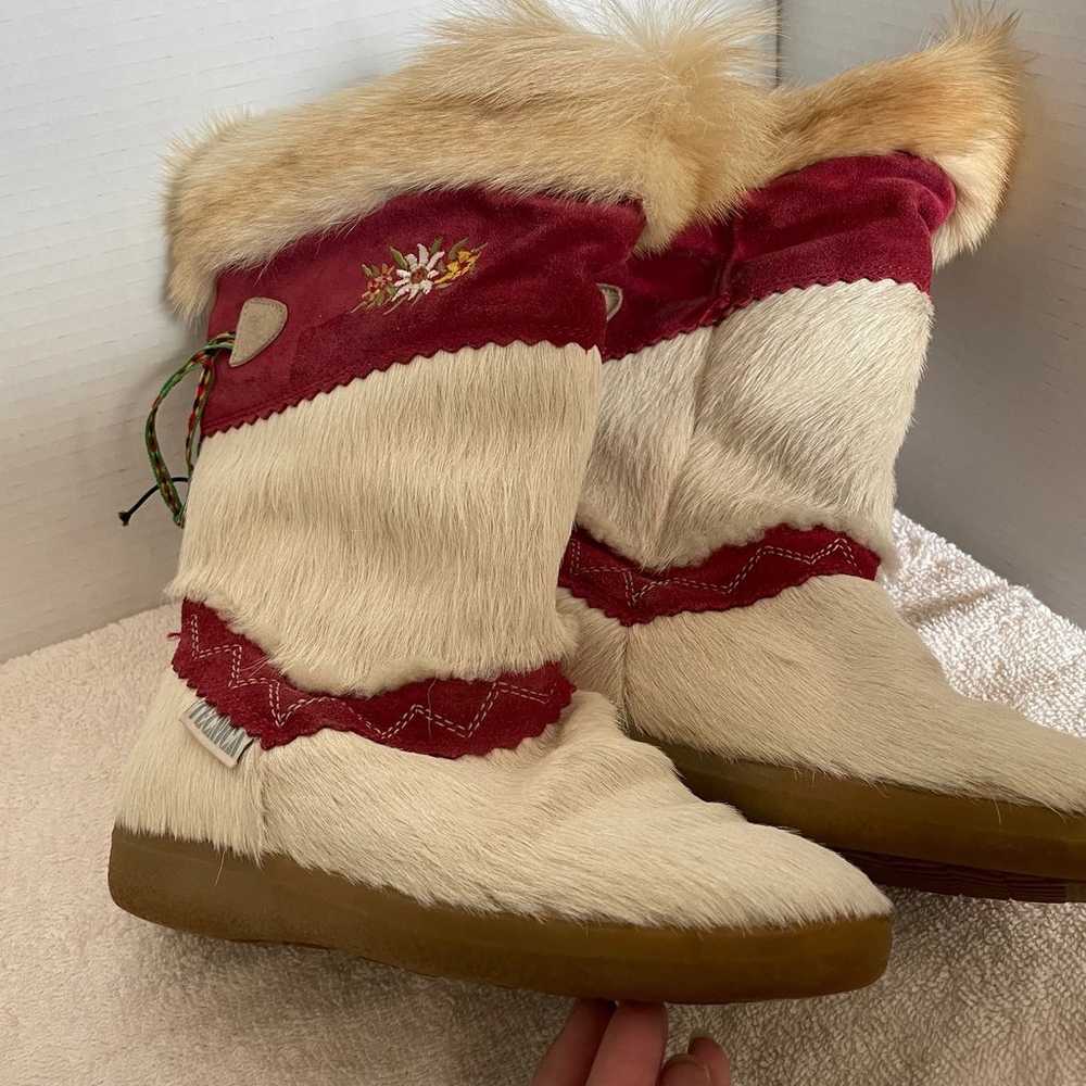 Tecnica vintage after ski boots goat fur - image 3