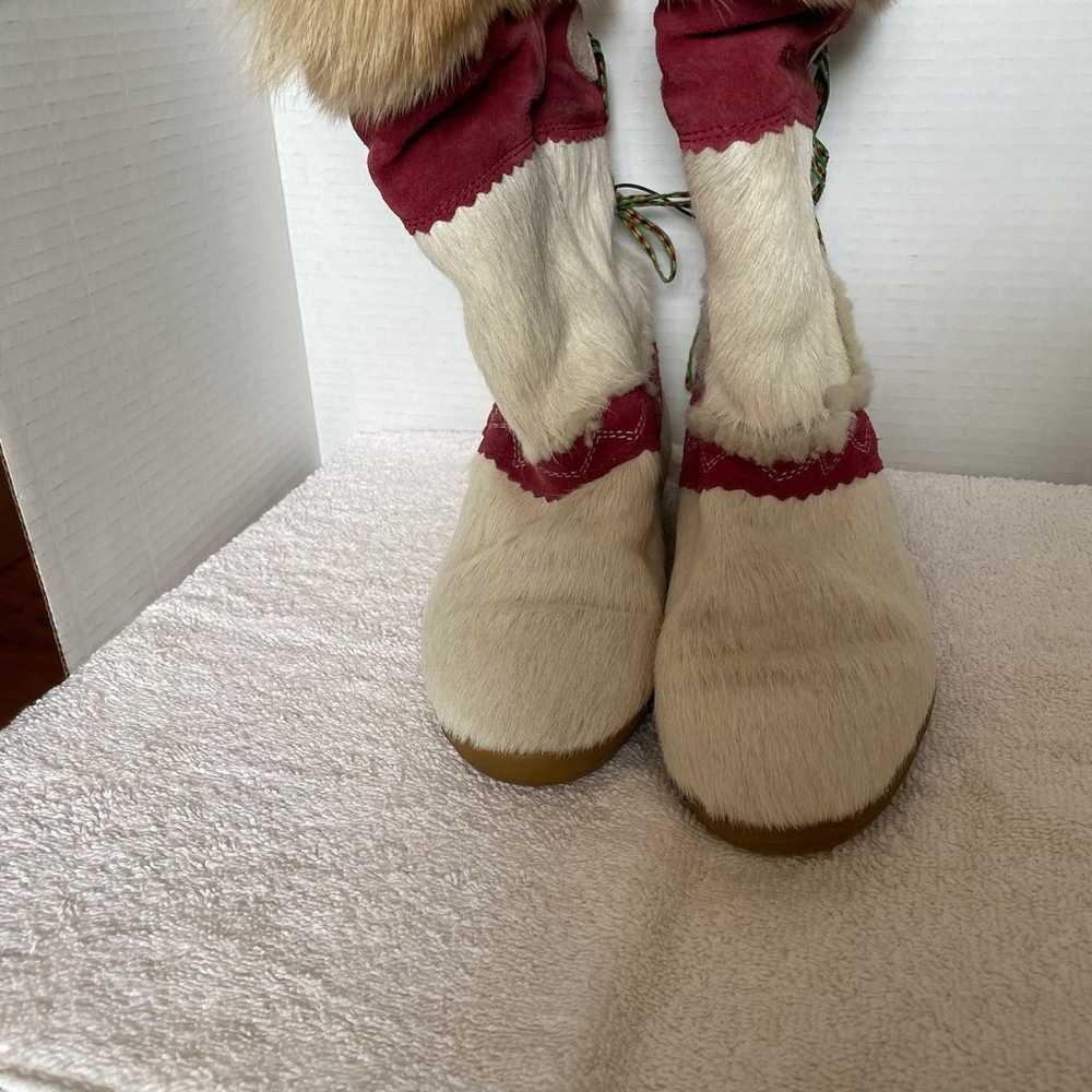 Tecnica vintage after ski boots goat fur - image 5