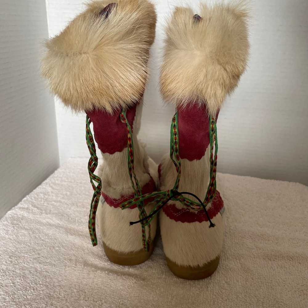 Tecnica vintage after ski boots goat fur - image 6