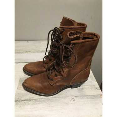 Vintage Durango women’s nice brown leather lace-up