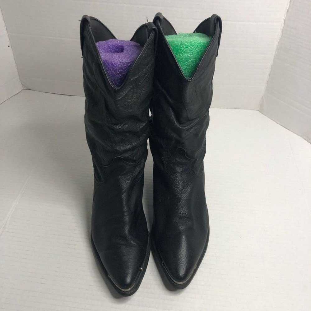 Vintage Dingo Women's Size 7 Leather Slouch Boots… - image 2