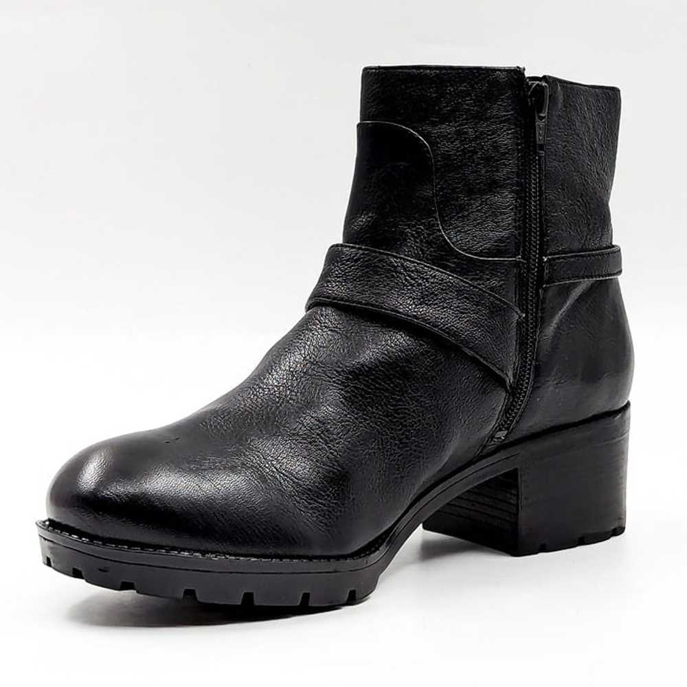 Nine West Women Dynamic BLack Leather Retro Vinta… - image 4