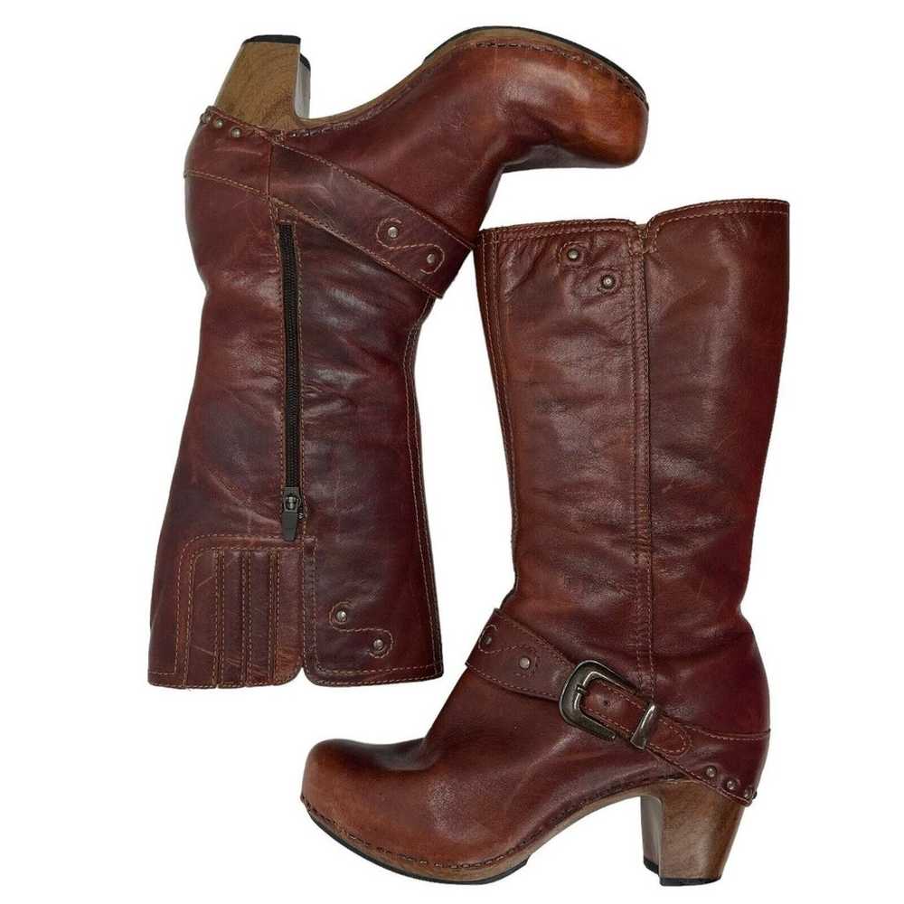 Dansko Size 39 US 8 8.5 Rylan Brown Leather Boots… - image 2