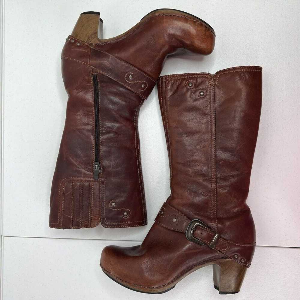 Dansko Size 39 US 8 8.5 Rylan Brown Leather Boots… - image 3