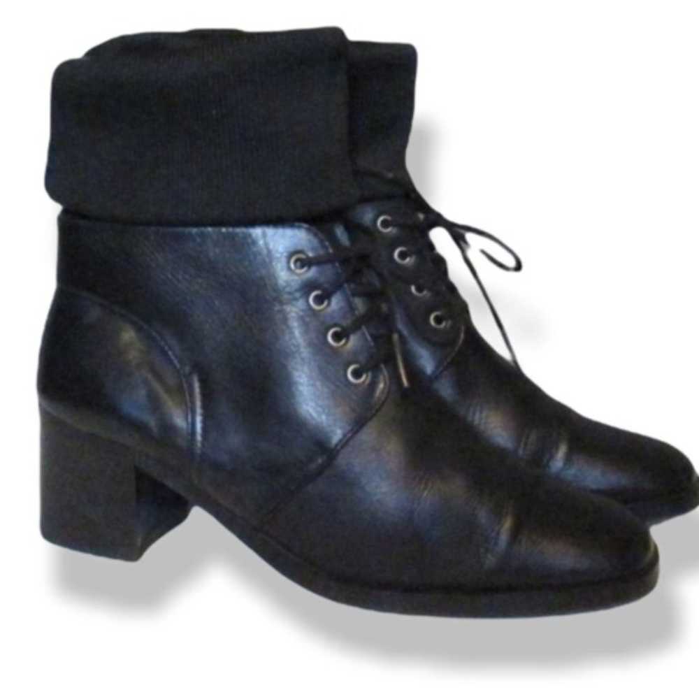 Le Saunda Italian leather Lace up boots - image 1