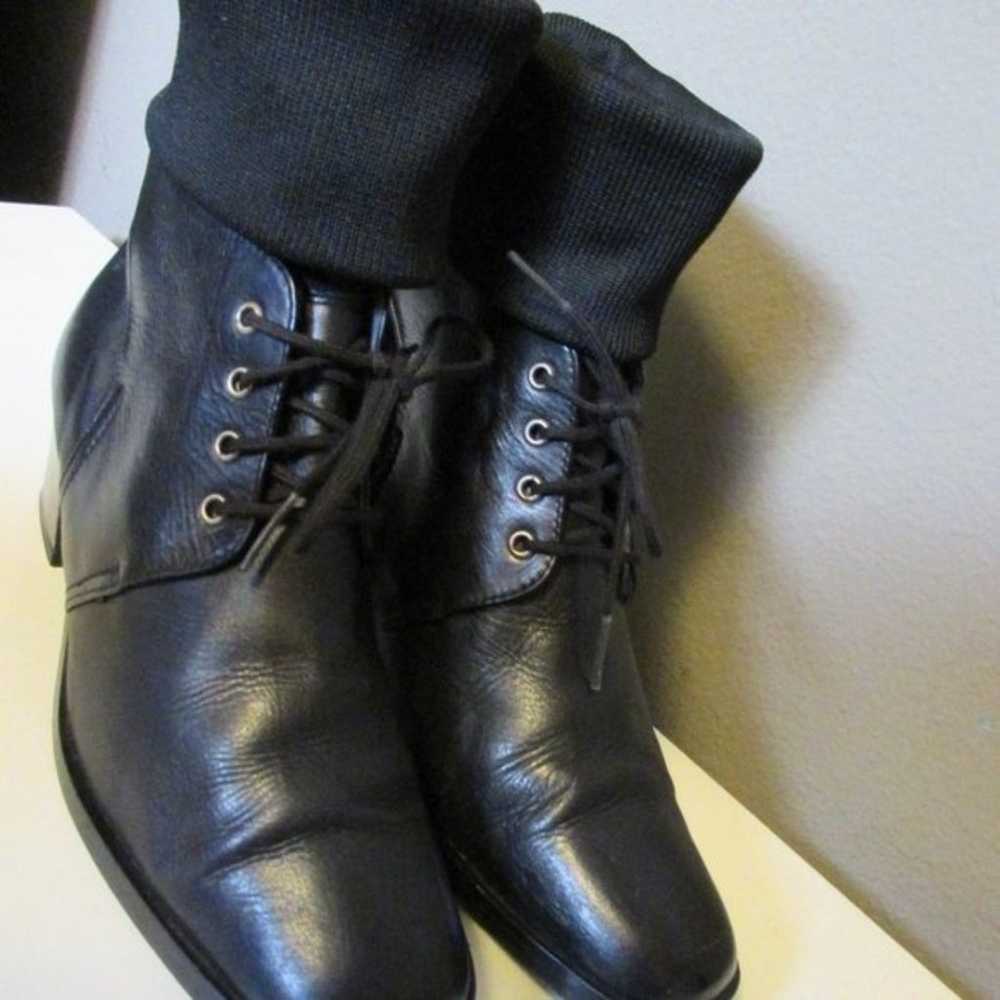 Le Saunda Italian leather Lace up boots - image 5