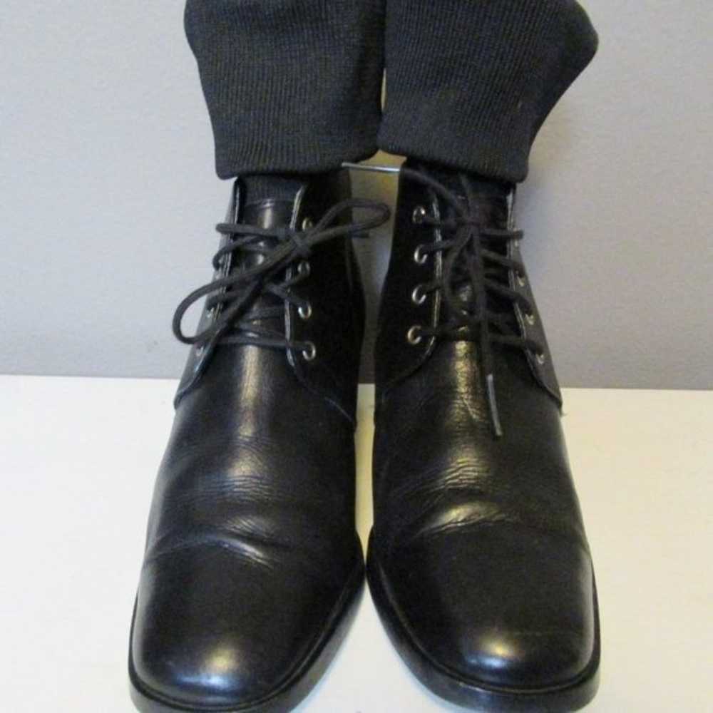 Le Saunda Italian leather Lace up boots - image 6