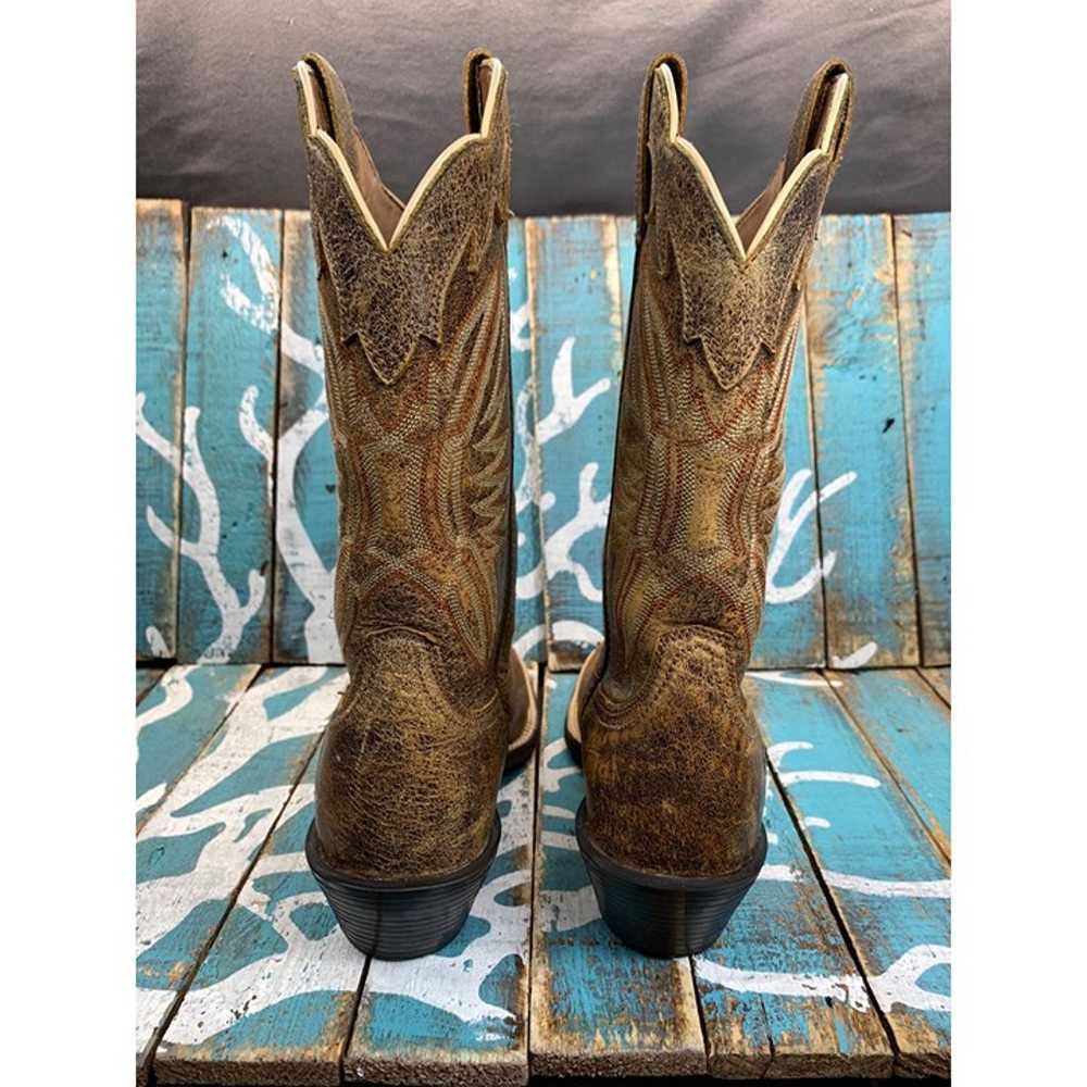 Ariat Womans 6.5B Round Up Square Toe Western Boo… - image 5