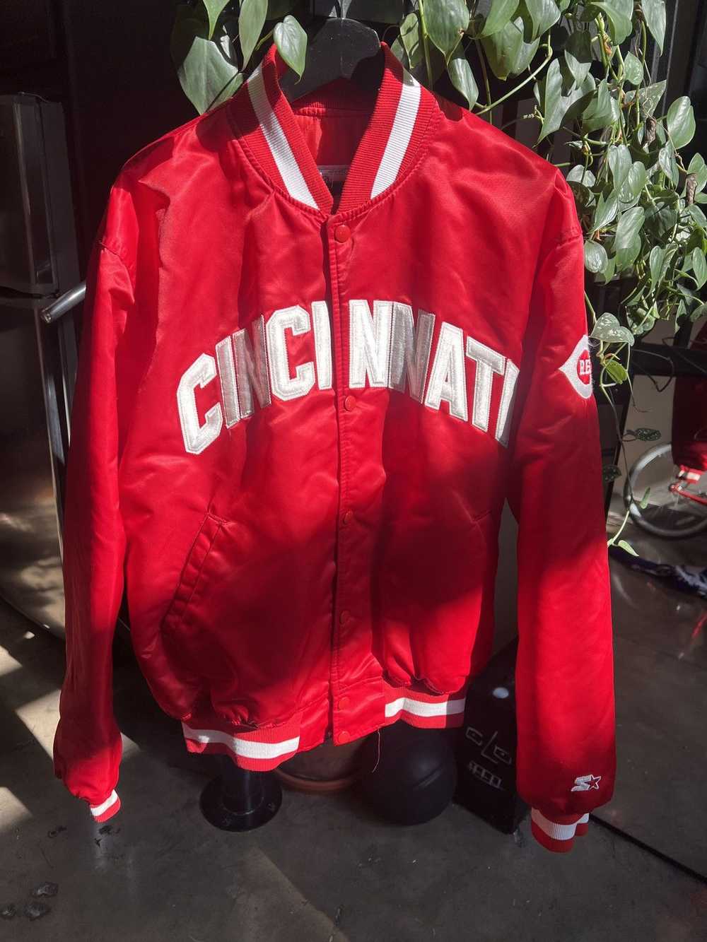 Starter Cincinnati Reds Bomber Jacket - image 1