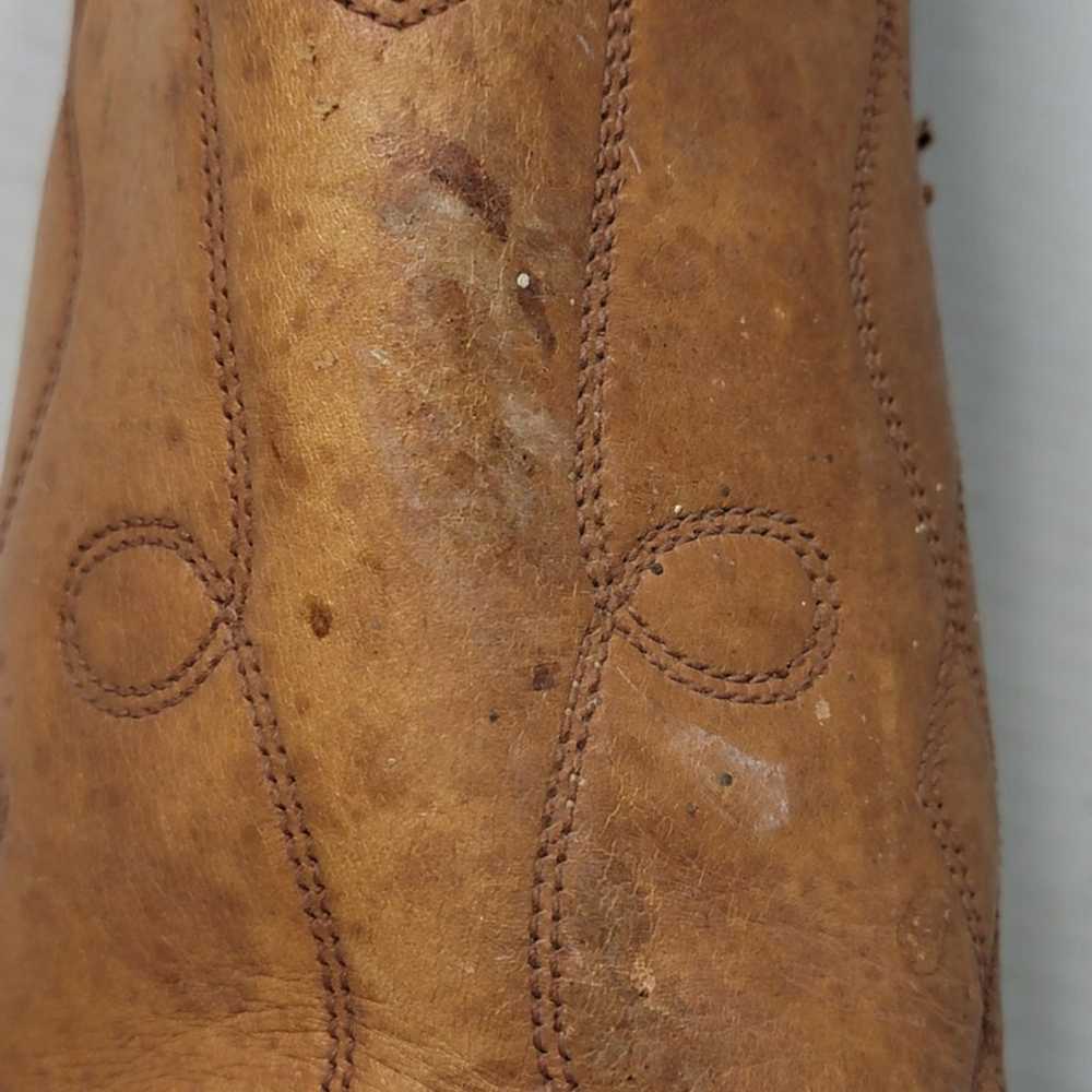 Vintage '70s Leather Western FRYE Boots Cowboy Co… - image 11