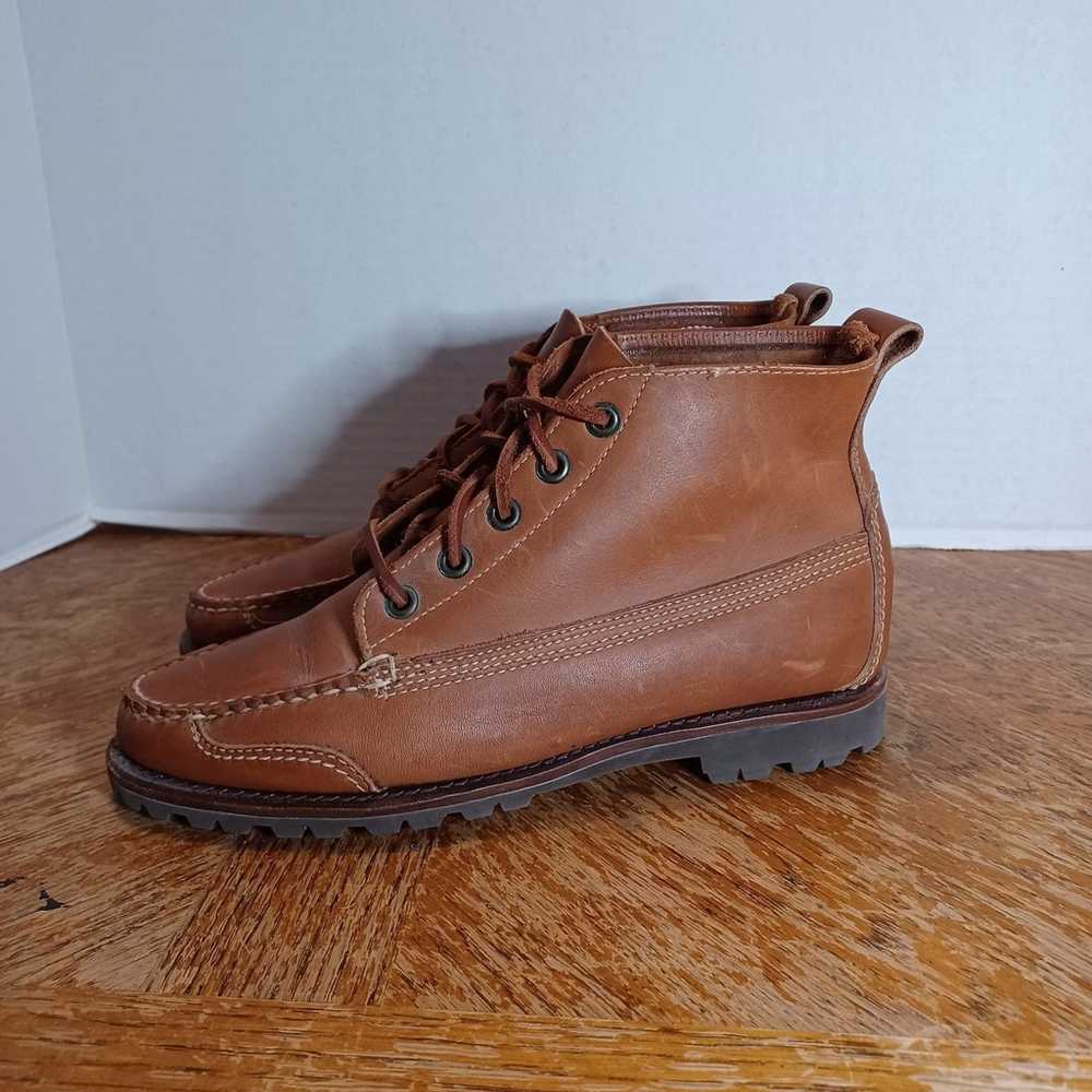 Vintage Cole Haan Country Moc Toe Boot Leather Vi… - image 2