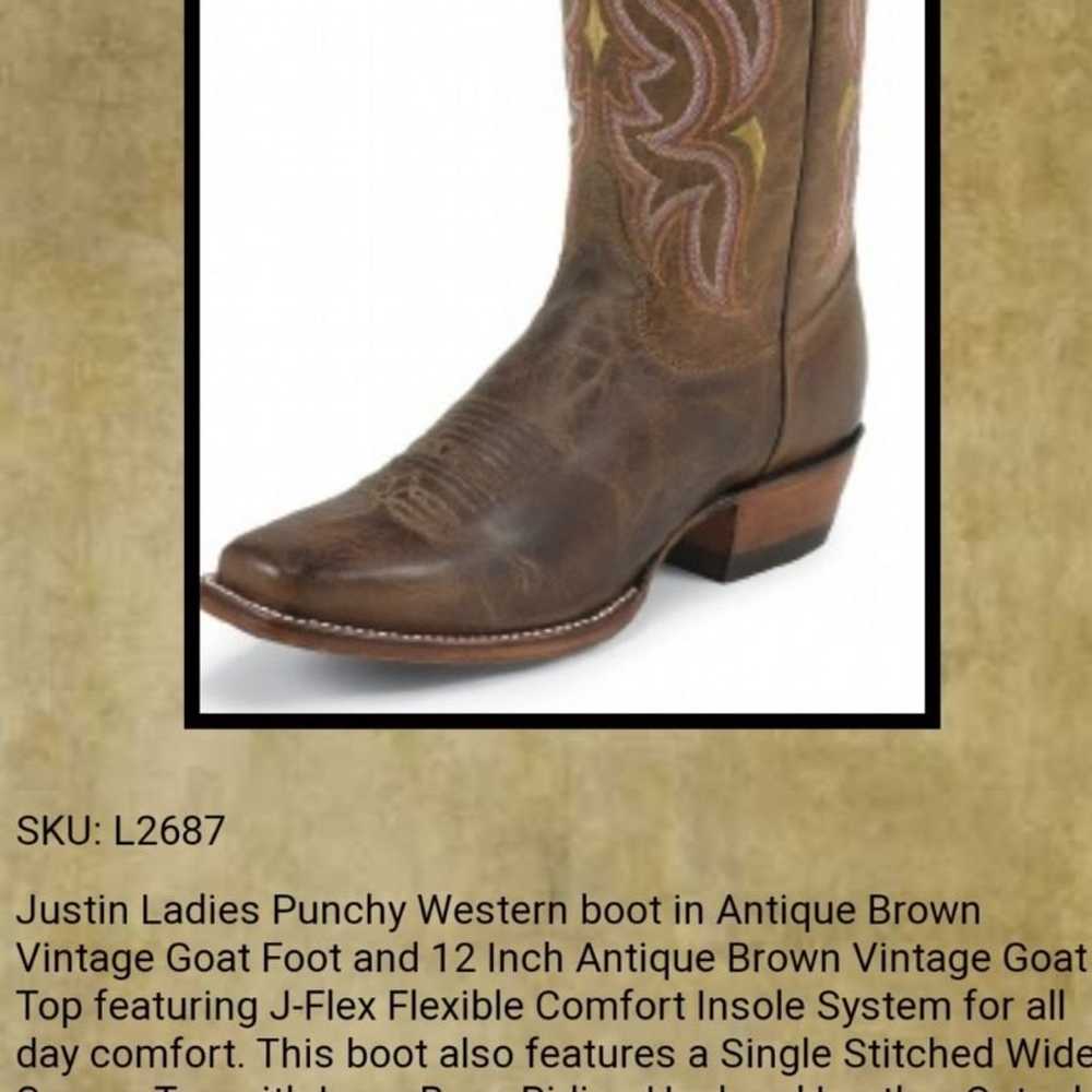 Justin cowboy boots women - image 7