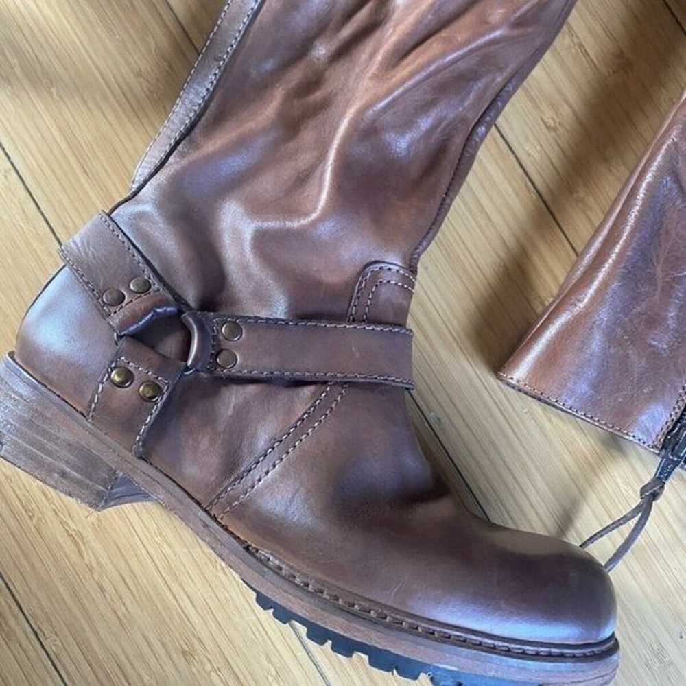 Vintage Foundry Co Womans Mid Calf Brown  Leather - image 2