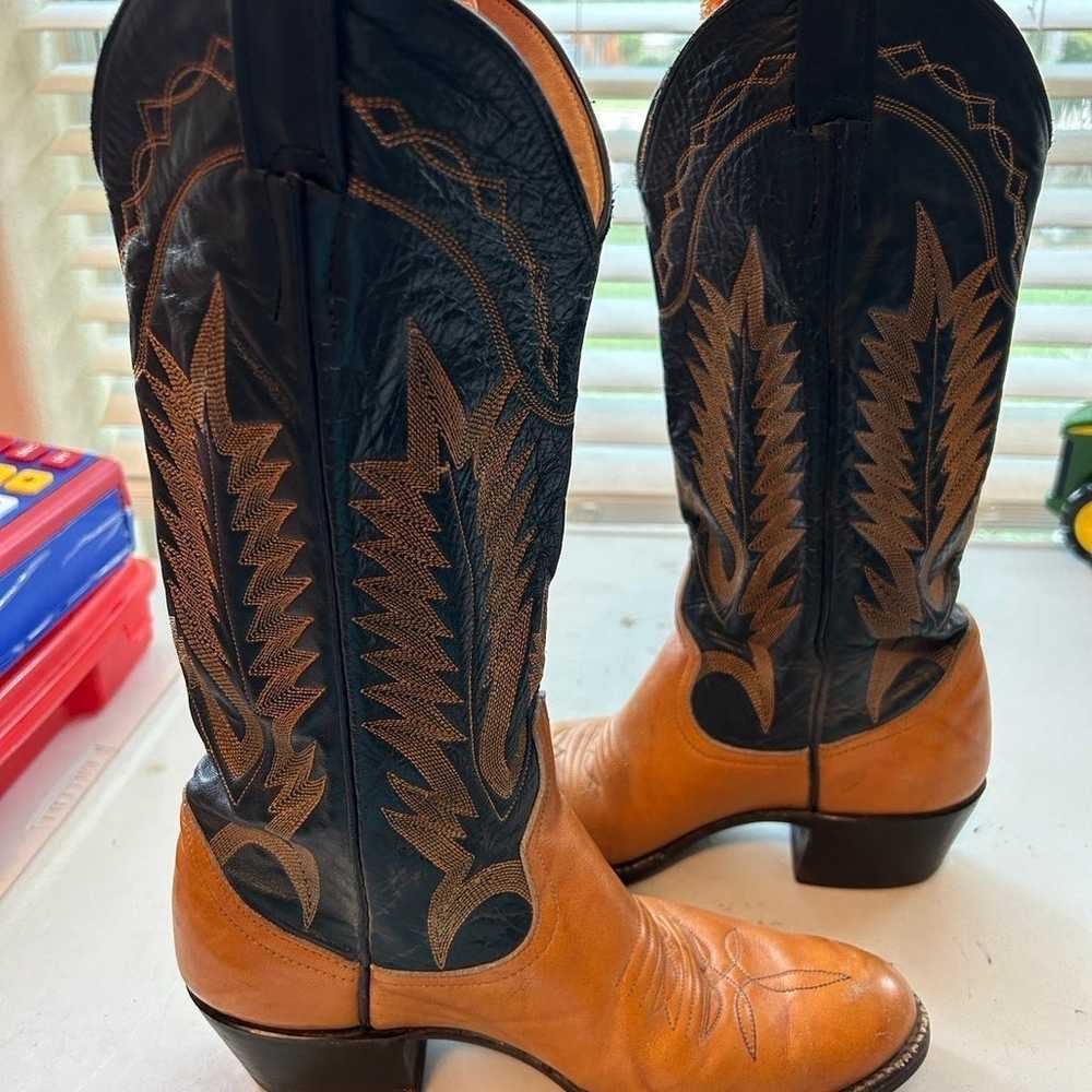 Larry Mahan women, 5.5 vintage cowgirl boots. - image 1