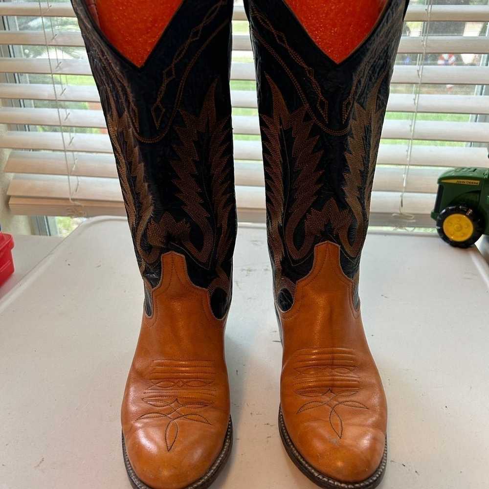 Larry Mahan women, 5.5 vintage cowgirl boots. - image 2