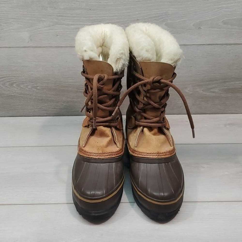 Sorel Women Vintage Duck Ankle Leather Insulated … - image 3