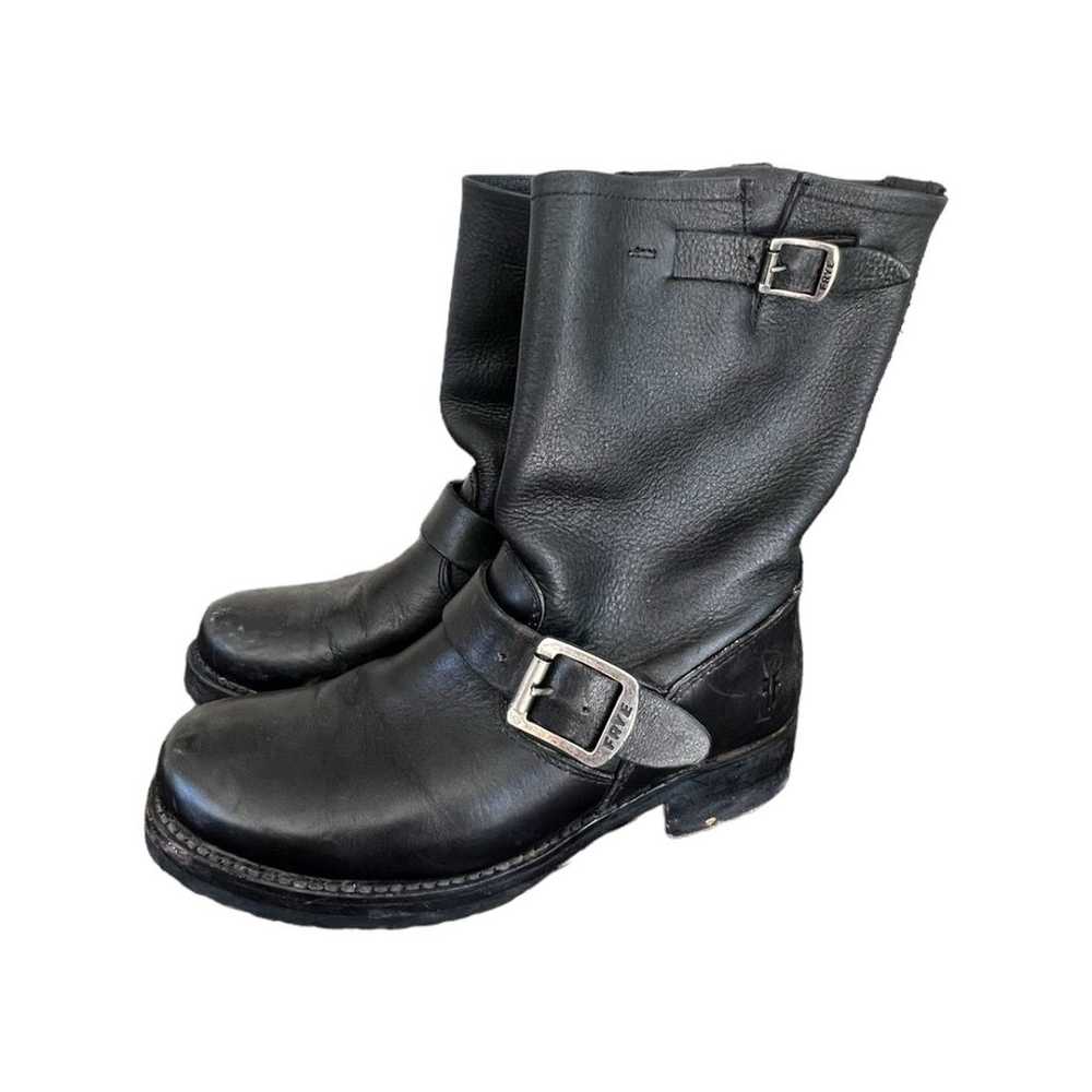 vintage black frye boots - image 1